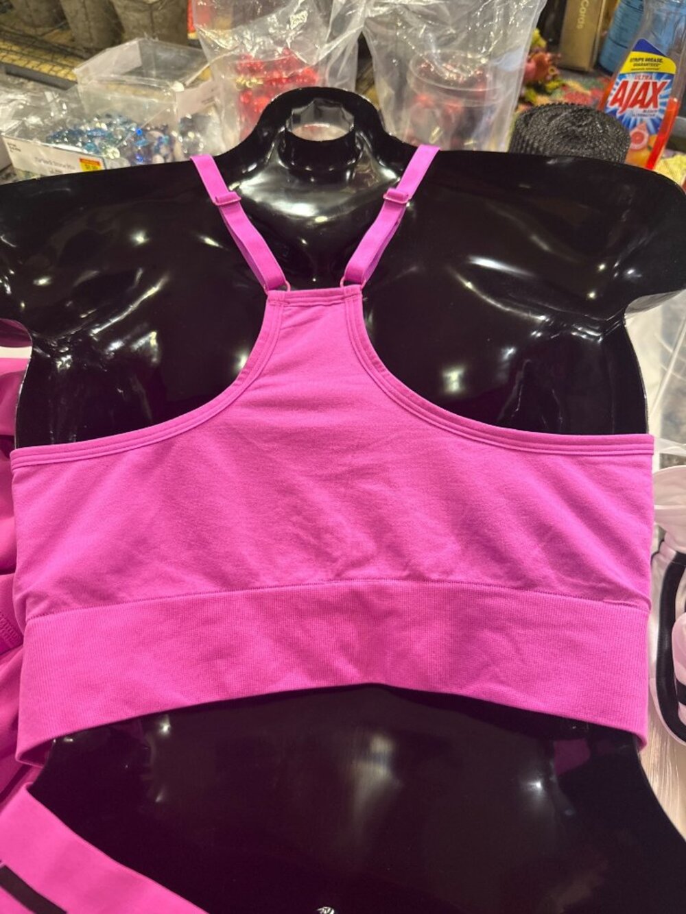 Victorias Secret Pink Womens 3-Piece Activewear Set - Jacket Sports Bra Leggings - Picture 6 of 6